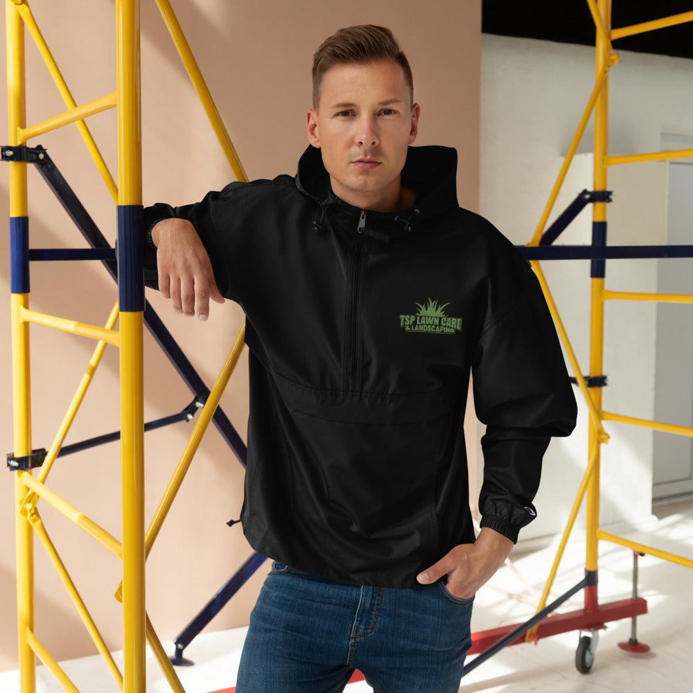 TSP Lawn Care & Landscaping MA Embroidered Champion Packable Jacket