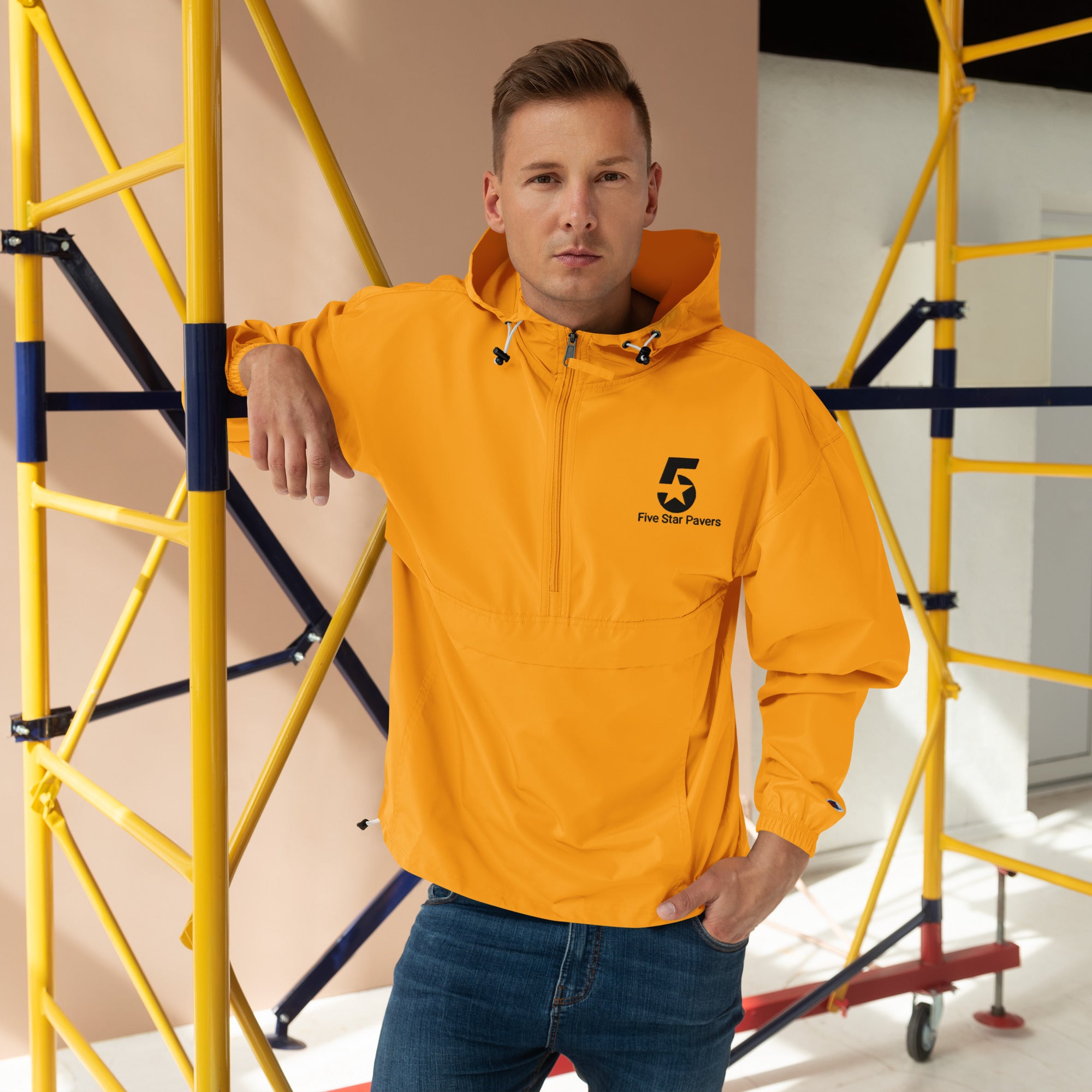 Five Star Pavers Embroidered Champion Packable Jacket