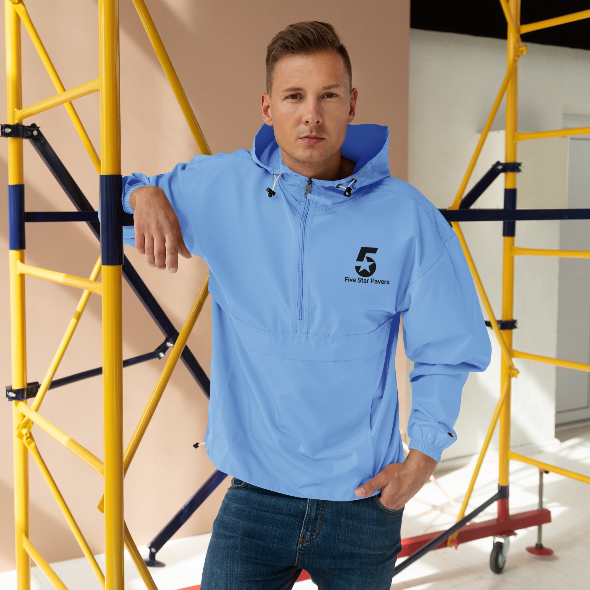 Five Star Pavers Embroidered Champion Packable Jacket